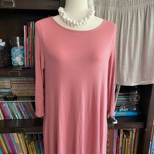 Agnes and Dora swing tunic, dusty rose size small